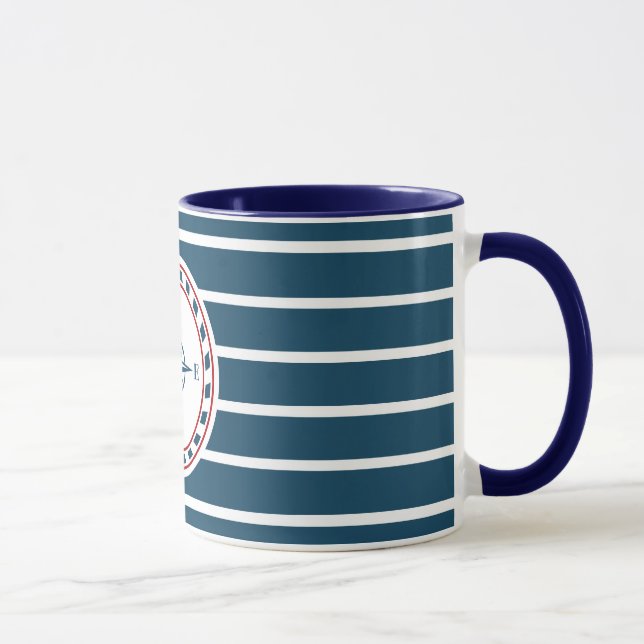 Nautical design mug (Right)