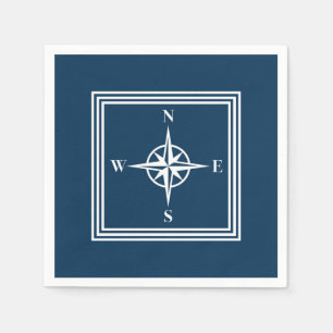 Nautical design napkin