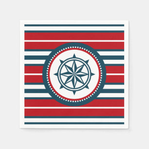 Nautical design napkin