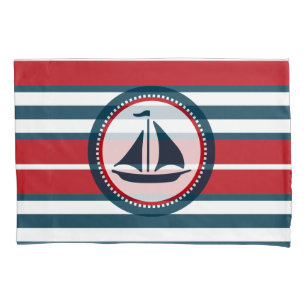 Nautical design pillowcase