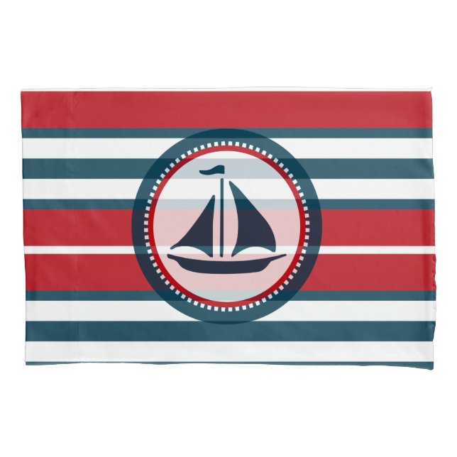 Nautical design pillowcase (Front)