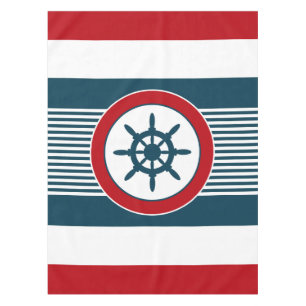 Nautical design tablecloth