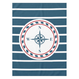 Nautical design tablecloth