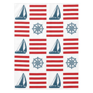 Nautical design tablecloth