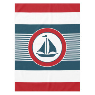 Nautical design tablecloth