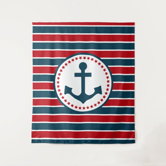 Nautical design tapestry (Front)