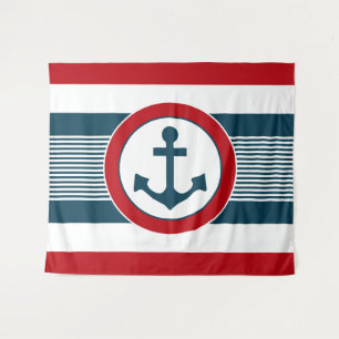 Nautical design tapestry