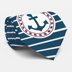 Nautical design tie
