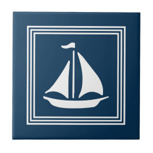 Nautical design tile