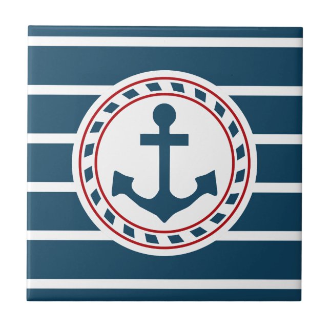 Nautical design tile (Front)
