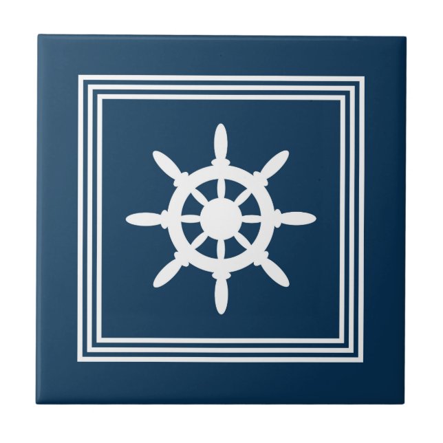 Nautical design tile (Front)