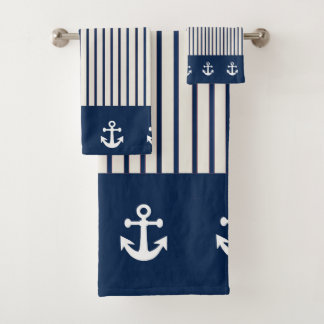 Nautical design towel