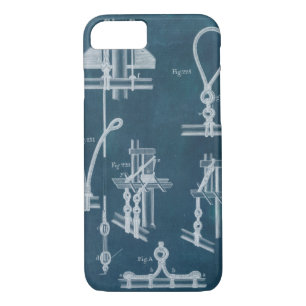 Nautical Detail Blueprint IV iPhone 8/7 Case