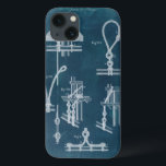Nautical Detail Blueprint IV iPhone 13 Case<br><div class="desc">Maps & Blueprints</div>