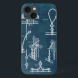 Nautical Detail Blueprint IV iPhone 13 Case<br><div class="desc">Maps & Blueprints</div>