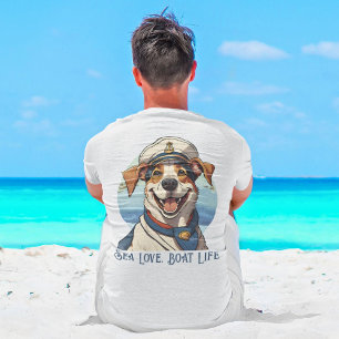 Nautical Dog Gifts for Boat Owners Sailors Boater T-Shirt
