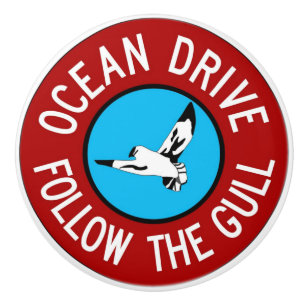 Nautical Door Pull/Knob Ceramic Knob