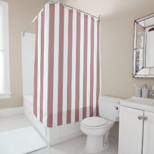Nautical Dusty Pink & White Striped  