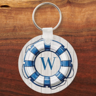 Nautical Emergency Numbers See Back Keychain