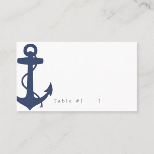Nautical Escort Card