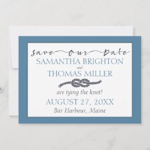 Nautical Eternity Knot Save Our Date Save The Date
