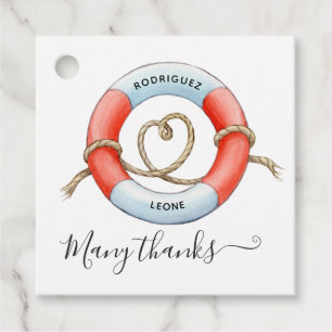 Nautical Favour Tags
