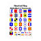 Nautical Flag Alphabet & Numerals Poster