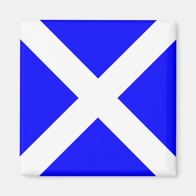 Nautical Flag Alphabet Signal Letter M (Mike) Magnet (Front)