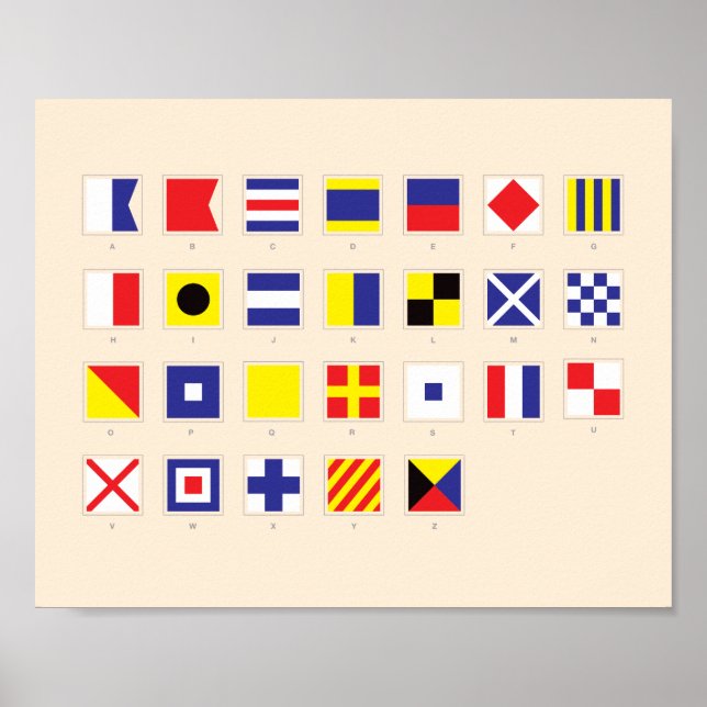 Nautical Flag Chart (Front)