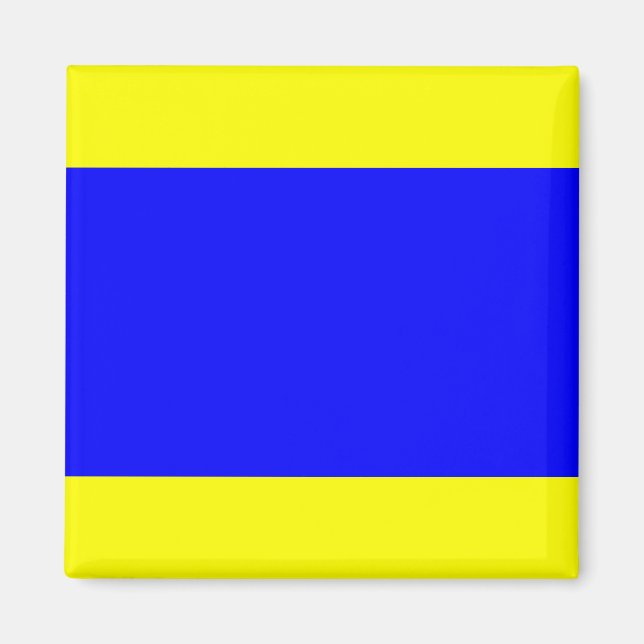 Nautical Flag "D" Delta Magnet (Front)