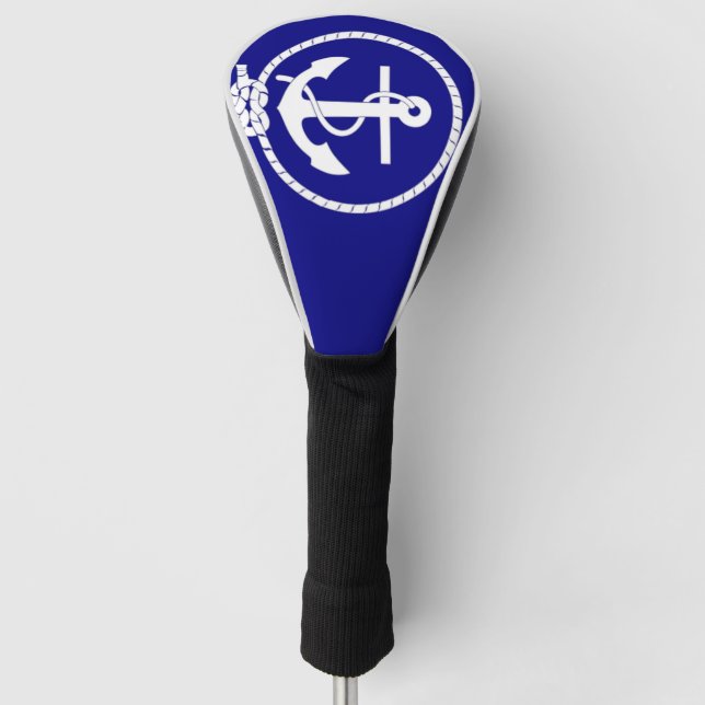 Nautical Flag Golf Head Cover (Front)