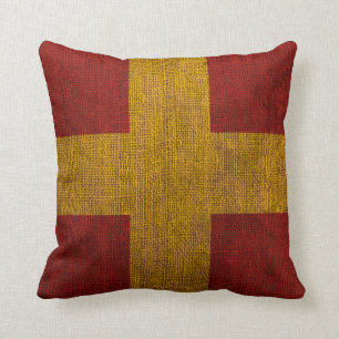 Nautical Flag Letter R Signal Throw Pillow