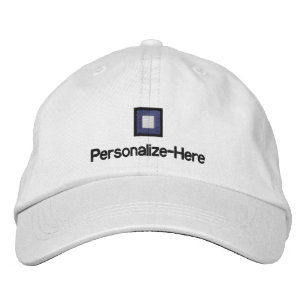 Nautical Flag "P" Personalized Boater's Hat Embroi