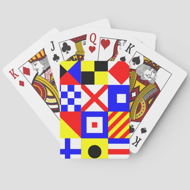 Nautical Flag Playing Cards (Back)