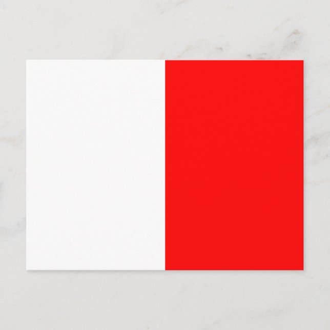 Nautical Flag Signal Letter H Postcard (Front)