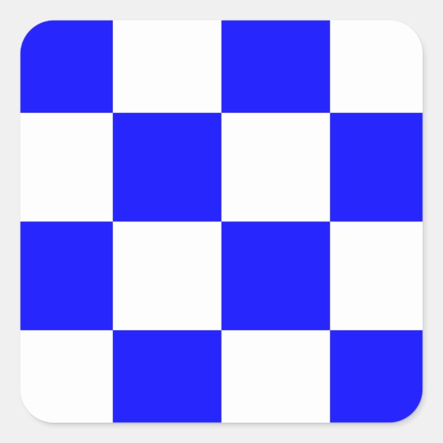 Nautical Flag Signal Letter N (November) Square Sticker (Front)