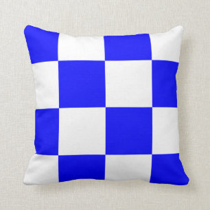Nautical Flag Signal Letter N Throw Pillow