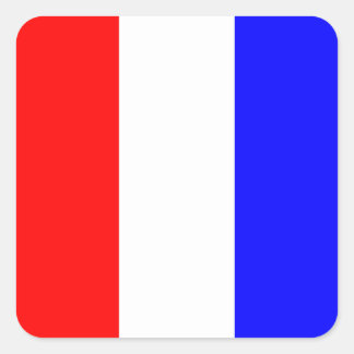 Nautical Flag Signal Letter T (Tango) Square Sticker