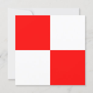Nautical Flag Signal Uniform Letter U