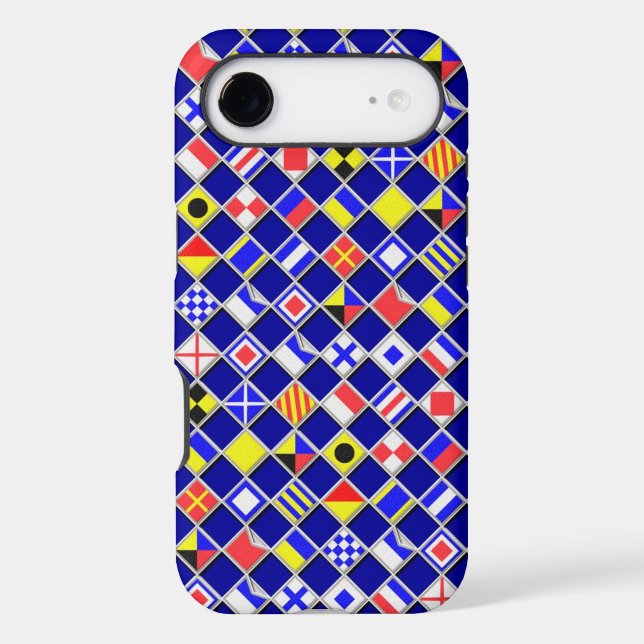 Nautical Flags Chequered Pattern (Back)