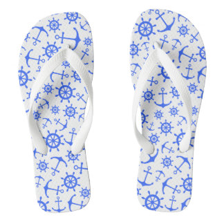 Nautical Flip Flops