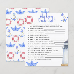 Nautical - Game Who knows daddy best