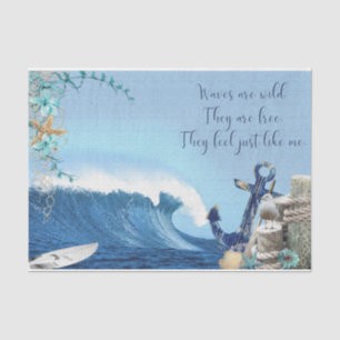 Nautical Harbour Design Series 11 Tissue Paper
