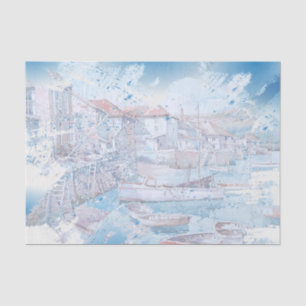 Nautical Harbour Design Series 3 Tissue Paper