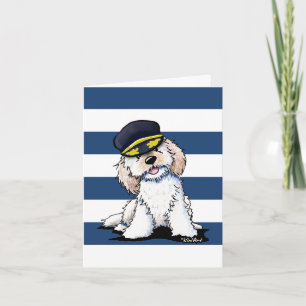 Nautical Havanese Greeting Card