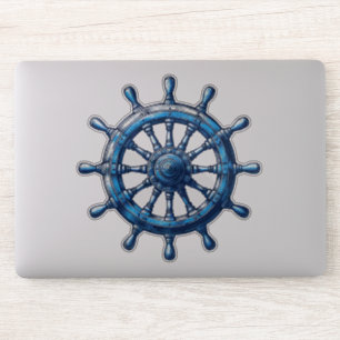 Nautical Helm / Wheel Custom-Cut Vinyl Sticker