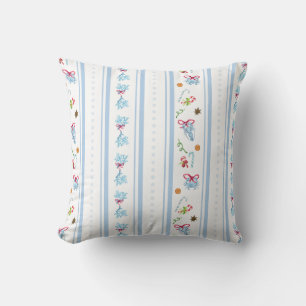 Nautical Holiday Throw Pillow