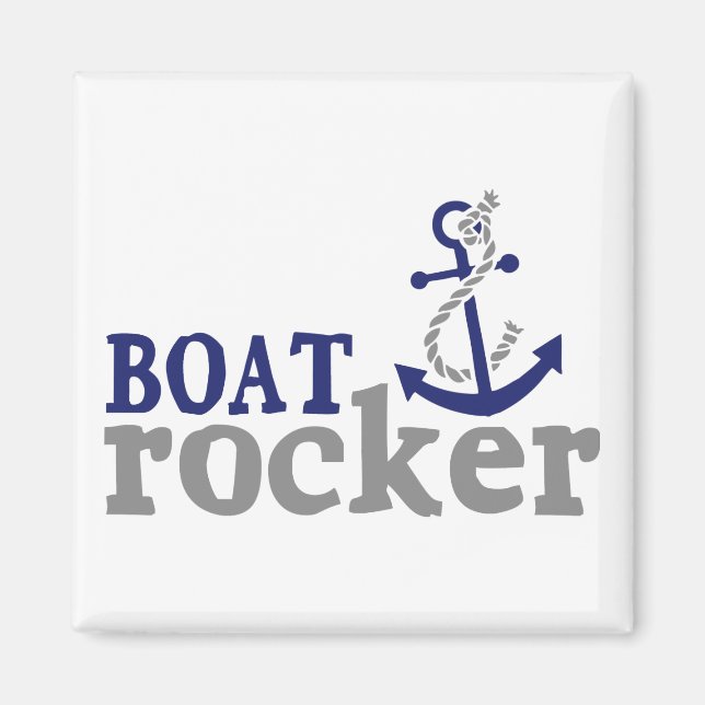 Nautical Humour Boat Rocker Magnet (Front)