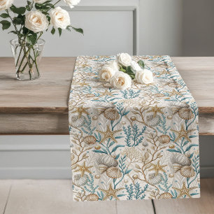 Nautical-Inspired Table Runner Ocean Breeze Charm