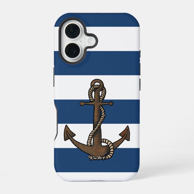 Nautical  iPhone 16 case (Back)